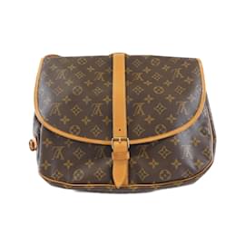Louis Vuitton-Louis Vuitton Monogram Saumur 35cm Shoulder Bag-Brown,Monogram