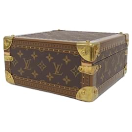 Louis Vuitton-Louis Vuitton Monogram Coffret Jewelry Case-Brown,Fuschia