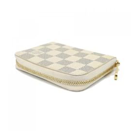 Louis Vuitton-Louis Vuitton Damier Azur Zippy Coin Purse-Blue,Other