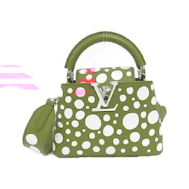 Louis Vuitton-Louis Vuitton Infinity Dot Capucines MINI Handbag-Red