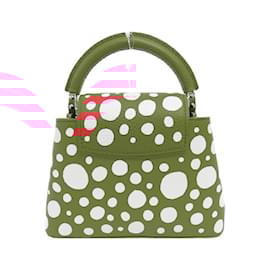 Louis Vuitton-Louis Vuitton Infinity Dot Capucines MINI Handbag-Red