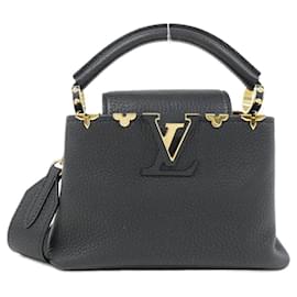 Louis Vuitton-Louis Vuitton Capucines MINI Handbag-Black