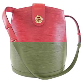 Louis Vuitton-Louis Vuitton Epi Cluny M52257 Shoulder Bag-Red