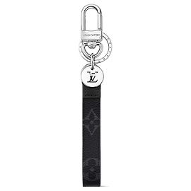 Louis Vuitton Chaveiro charm Dragonne LV Cinza