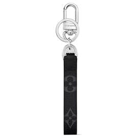 Louis Vuitton-LV Dragonne bag charm keyholder-Grey