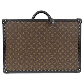 Louis Vuitton-Louis Vuitton Monogram Macassar Alzer 60cm Attaché Case-Brown,Monogram