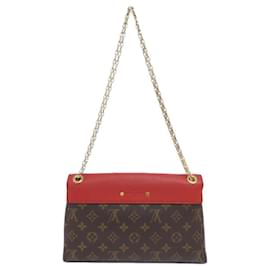 Louis Vuitton-Louis Vuitton Monogram Pallas Chain Shoulder Bag-Brown,Fuschia,Monogram