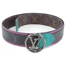 Louis Vuitton-Louis Vuitton Standard Belt-Brown,Pink,Green