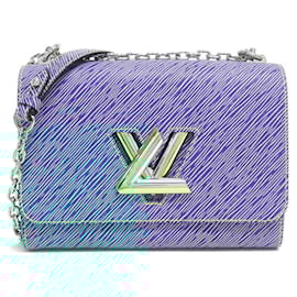 Louis Vuitton-Louis Vuitton Epi Denim Twist MM Shoulder Bag-Other