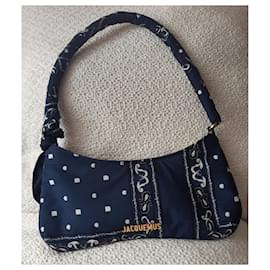 Jacquemus-Le Bisou Bandana Jacquemus - Navy Paisley - Blue-Blue