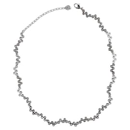 Swarovski-Collier en cristal-Argenté