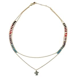 Swarovski-Collier en cristal-Doré