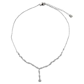 Swarovski-Collier en cristal-Argenté