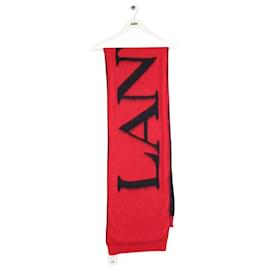 Lanvin-Wool scarf-Red