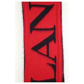 Lanvin-Wool scarf-Red