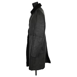 Gerard Darel-Leather coat-Black