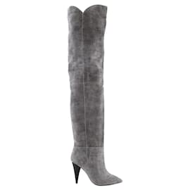 Iro Bottes en daim grises Gris