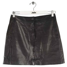 Zadig & Voltaire Leder-Minirock Schwarz