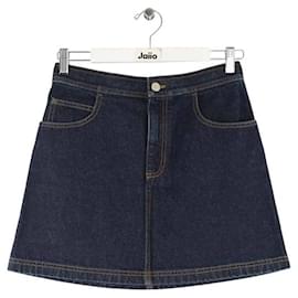 Givenchy Mini saia de algodão Azul