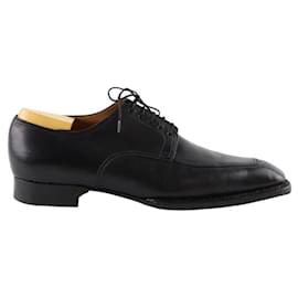 JM Weston-Lace-up leather shoes-Black