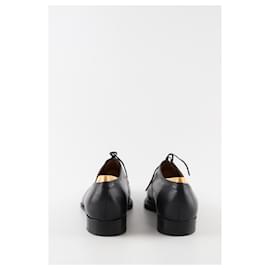 JM Weston-Lace-up leather shoes-Black