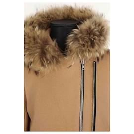 Sandro-Wool coat-Brown