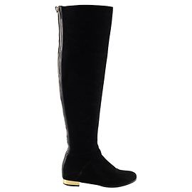 Atelier Mercadal Bottes en daim Noir