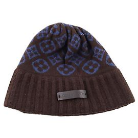 Louis Vuitton Gorro de lana marrón Castaño