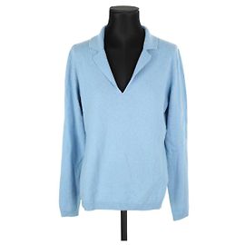 Eric Bompard Suéter de cashmere azul Azul