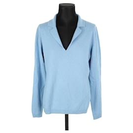Eric Bompard Pull en cachemire bleu Bleu