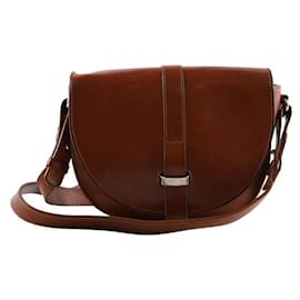 SéZane-Leather shoulder bag-Brown