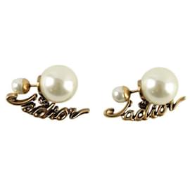 Dior-Gold earrings-Golden
