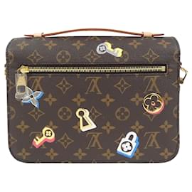 Louis Vuitton-Pochette Metis Louis Vuitton-Marrom