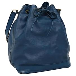 Louis Vuitton-LOUIS VUITTON Epi Noe Shoulder Bag Toledo Blue M44005 LV Auth 109645-Blue