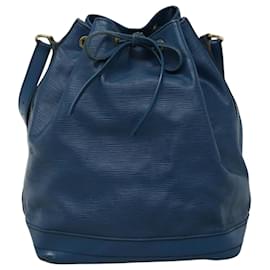 Louis Vuitton-LOUIS VUITTON Epi Noe Shoulder Bag Toledo Blue M44005 LV Auth 109645-Blue