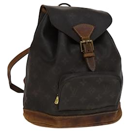 Louis Vuitton-LOUIS VUITTON Monogram Montsouris MM Backpack M51136 LV Auth 111733-Monogram