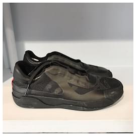 Prada-PRADA Trainers T.EU 39.5 Cloth-Black