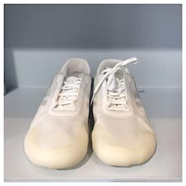 Prada-PRADA Trainers T.EU 39.5 Cloth-White