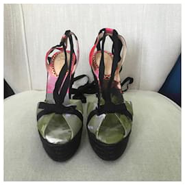 Christian Louboutin-CHRISTIAN LOUBOUTIN Sandals T.EU 39 Leather-Rose