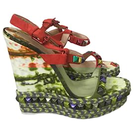 Christian Louboutin-CHRISTIAN LOUBOUTIN Sandals T.EU 38 Leather-Multiple colors