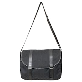 Gucci-Bolsa mensageiro em canvas GG da Gucci-Preto