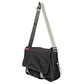 Prada-Prada Linea Rossa Messenger Bag-Black