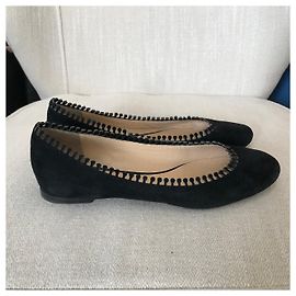 Chloé CHLOE Ballet flats T.EU 36.5 Suede Black
