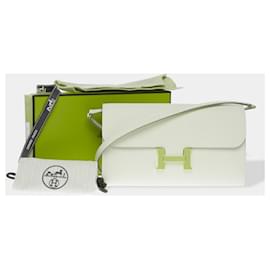 Hermès-HERMES Constance Bag in Beige Leather - 102484-Beige