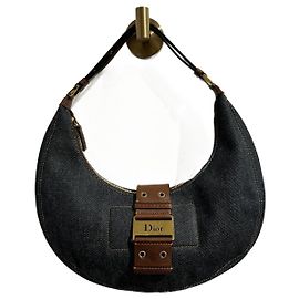 Sacs à main DIOR T. Denim - Jeans Bleu