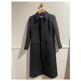 GIVENCHY Coats T.International S wool Black