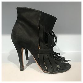 MAISON MARTIN MARGIELA Ankle boots T.EU 37 Suede Black