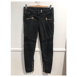 Jeans BALMAIN T.FR 42 Algodón Negro