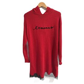 ERMANNO SCERVINO Punto T.FR 42 Algodón Roja