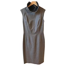 Yves Saint Laurent-YVES SAINT LAURENT Dresses T.International M Wool-Grey